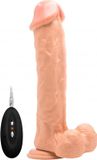 RealRock Vibrerende Realistische Dildo - 29,5 cm - Beige
