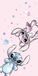 Stitch & Angel strandlaken Rose 70 x 140 cm polyester