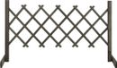 vidaXL Tuinlatwerk 120x60 cm massief vurenhout grijs