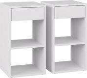Vicco Dany Nachtkastje – Set van 2 Wit