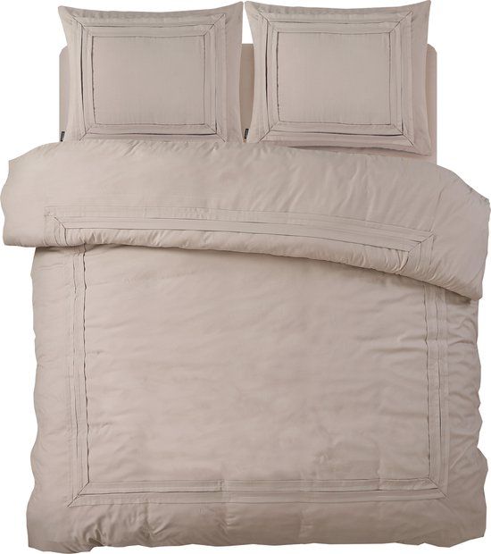 Sleeptime Tailored Dekbedovertrek Lits-jumeaux - 240x220 cm - Taupe