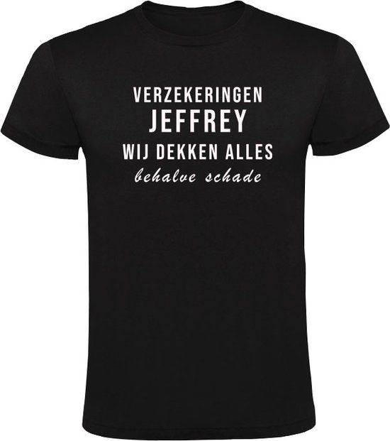 Sol's Verzekeringen Jeffrey Heren T-shirt - Zwart - 4XL