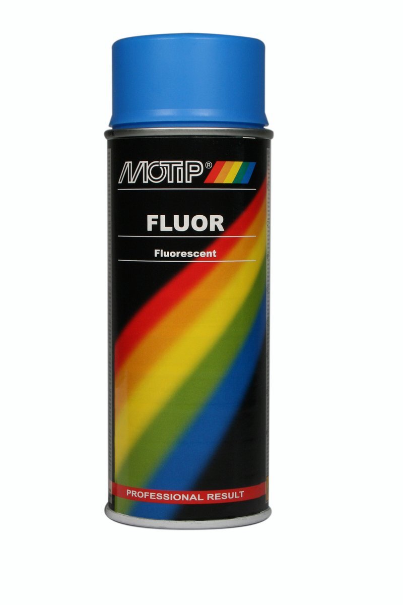 Motip fluorspray blauw 4024 400 ml