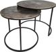 b-home-interieur.be Salon tafel set Charles 2-delig. rond ø 55 en 45 cm verzilverd