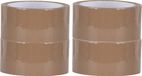 Merkloos / Sans marque Fornord Import Distribution Verpakkingstape - bruin - 4x - 48mm x 50m