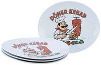 Creatable 24910 Serie Gourmet Dönertborden 4-delige Serviesset