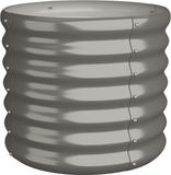 vidaXL Jardinière 40x40x36 cm acier galvanisé gris