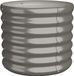 vidaXL Jardinière 40x40x36 cm acier galvanisé gris