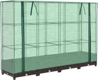 vidaXL Plantenbak verhoogd met kashoes 160x40x123 cm rattanlook