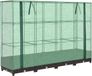 vidaXL Plantenbak verhoogd met kashoes 160x40x123 cm rattanlook