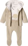 Vertbaudet ensemble 3 pièces bébé - gilet, pantalon, body