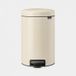 Brabantia NewIcon Prullenbak - 12 litre - Soft Beige