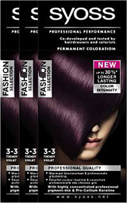 Syoss Colors Creme 3-3 Trendy Violet Voordeelverpakking