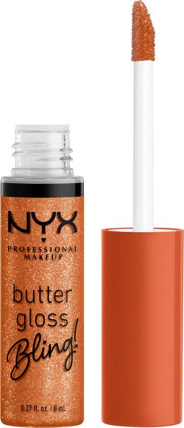 Nyx Professional Makeup Butter Gloss Bling Lipgloss - Oranje - 8ML