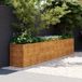 Maison Exclusive - Rehausseur de jardin, 385 x 50 x 69 cm, version acier Corten