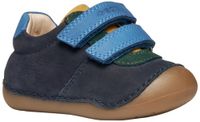 GEOX TUTIM Peuter Lage Sneakers Marineblauw/Multikleur Leer Klittenband