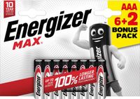 Energizer Mini Penlite AAA Alkaline 8 stuks