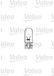 Valeo Ampoule, feu clignotant VALEO 032211 d'origine