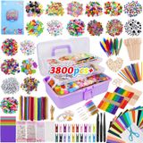 Creatieve knutselset voor kinderen met 3800+ onderdelen