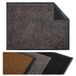 Flandria Deurmat, stofdicht, voor hal, antislip, absorberend en wasbaar, 40 x 60 cm, antracietgrijs