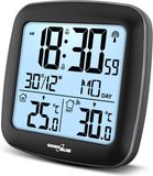 GreenBlue GB542 Draadloos weerstation met DCF-buitensensor, binnen- en buitentemperatuur, kalender, alarm, thermometer