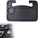 Merkloos / Sans marque Allecto Plus - Multifunctionele Auto Stuurwiel Lade Tafel Stand - Draagbare Bureau Tafel voor Laptop - Zwart