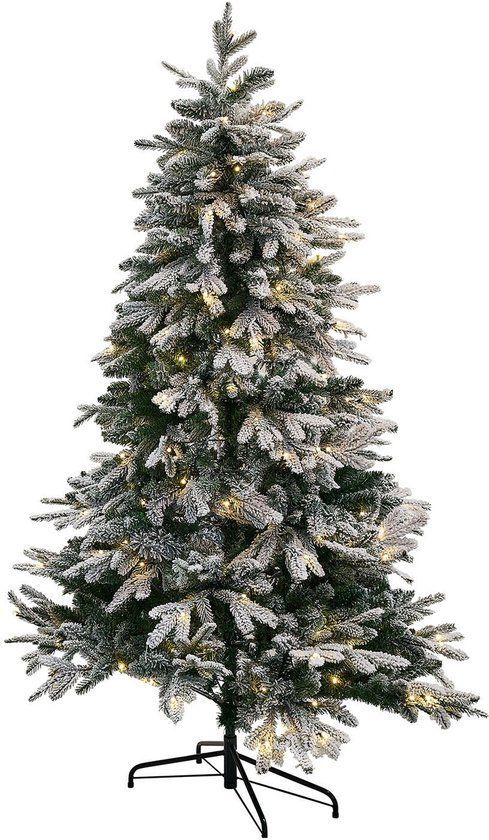 LOBERON Kerstboom Norila groen/wit 180 cm