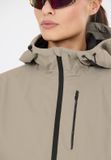 ENDURANCE Vrouwen Fietsjack Seren Taupe Polyester Lente/Zomer 2025