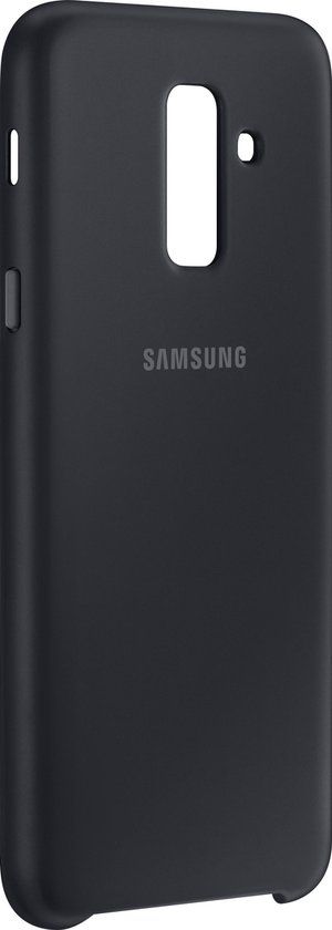 Samsung Dual Layer Cover EF-PA605 - Beschermende bedekking voor mobiele telefoon - zwart - voor Galaxy A6+