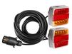 Amracing Set LED-achterlichten met magneet, kabel 7,5 m met 7-polige stekker