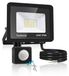 Projecteur LED 20W avec détecteur de mouvement, 6500K, IP66, blanc froid