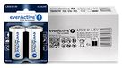 everActive D-batterijen, 12 stuks, alkaline, mono LR20 R20 1,5 V, hoge prestaties, 10 jaar houdbaarheid, 6 blisterkaarten