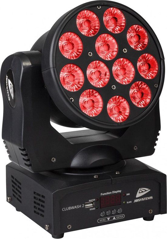 JB Systems CLUBWASH 2 - Wash Moving Head - Black