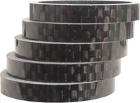 Merkloos / Sans marque Kruitbosch Zwolle B.V. Spacers 1-1/8 Inch 5 Mm Carbon Zwart 5 Stuks