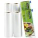 KitchenBoss Vacuümzakken voor levensmiddelen met cutter-box: 4 rollen 15/20x500 cm vacuümrollen BPA-vrije vacuümfolie voor folielasapparaat Sous Vide zak