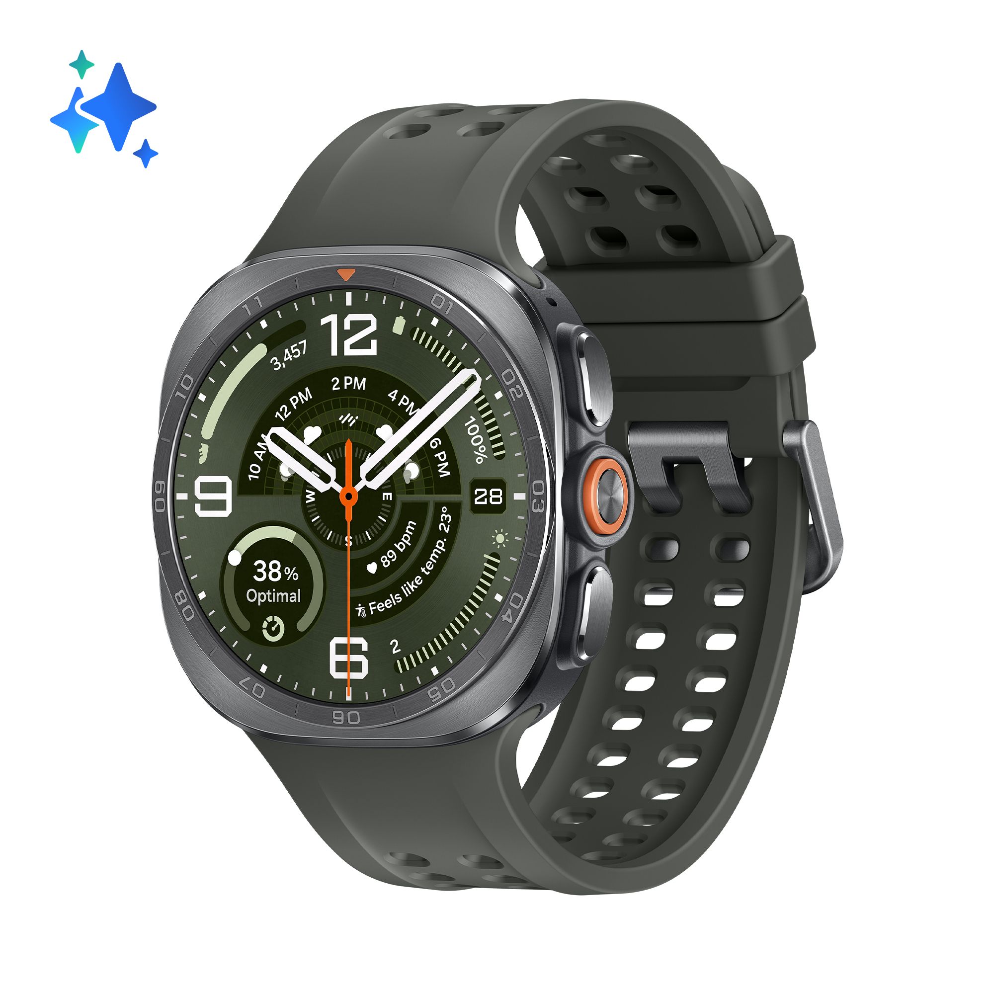 Samsung Galaxy Watch Ultra 2 47mm Titanium Zilver 4G