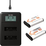 Voltière NP-BX1 Accu Set voor Digitale Camera's - BX1 Accu's + Oplader geschikt voor Sony Compact Camera's