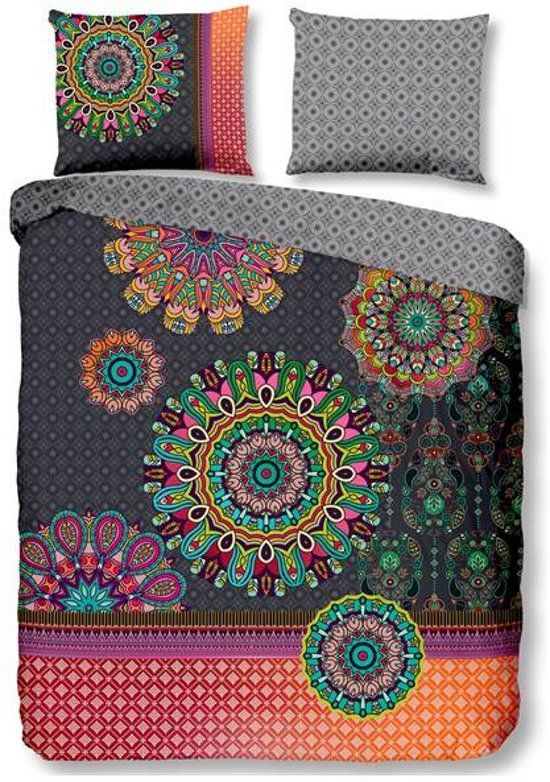 Hip Izefia Flanel Dekbedovertrek Eenpersoons 140x200/220 cm + 1 kussensloop 60x70 cm Multi kleur