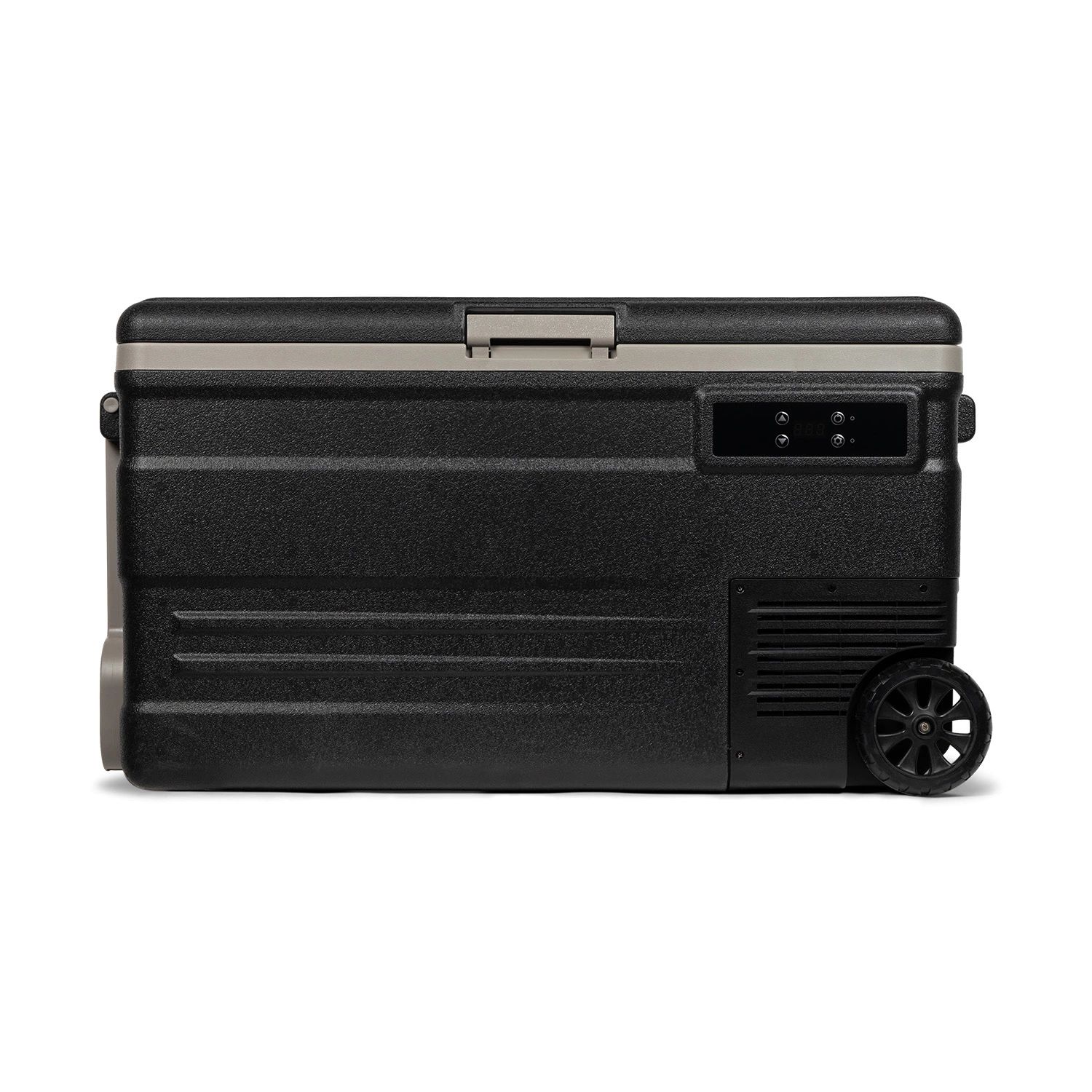 Steamy-E Single Zone Roller Elektrische Compressor Koelbox Op Wielen - 74L - Zwart
