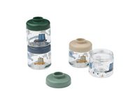 Liewood Pots pour aliments bébé Dominique 100 ml, 4 pièces Cars-Sandy