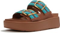 FitFlop Gen-FF Max Buckle Stripe-Webbing Two-Bar Slides BRUIN - Maat 42