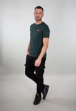 Alpha Industries Basic T Small Logo T-Shirt / Unisex Dark Petrol-XL