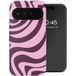 Selencia Vivid Backcover met MagSafe voor de Google Pixel 11 Pro - Wavy Swirl Pink Plum