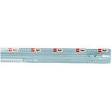 Opti S60-35-00259 ritssluiting, 100% polyester, 00259 blauw, 35 cm