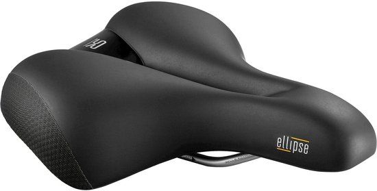 Selle Royal Fietszadel Ellipse Relaxed - Urban Life - zwart