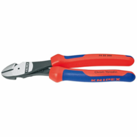 KNIPEX Kracht-zijsnijtang zwart geatramenteerd met meer-componentengrepen 200mm