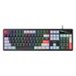 Yesido KB44 Clavier mécanique à faible bruit avec rétroéclairage RGB - USB-A - 104 touches