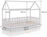 ecoMI Kinderbed met uitvalbescherming incl. lattenbodem | 80 x 160 cm | Naturel | Grenenhout