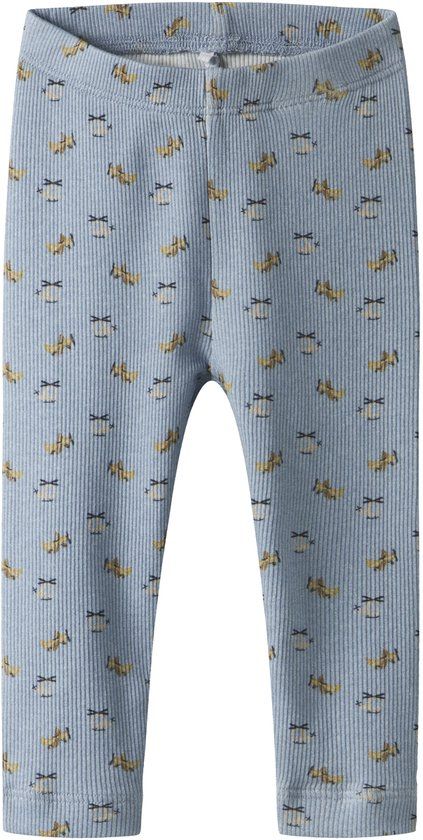 NAME IT NBMKOALKAB Long John Baby Leggings Dusty Blue Katoen/Modal/Elastaan Maat 62