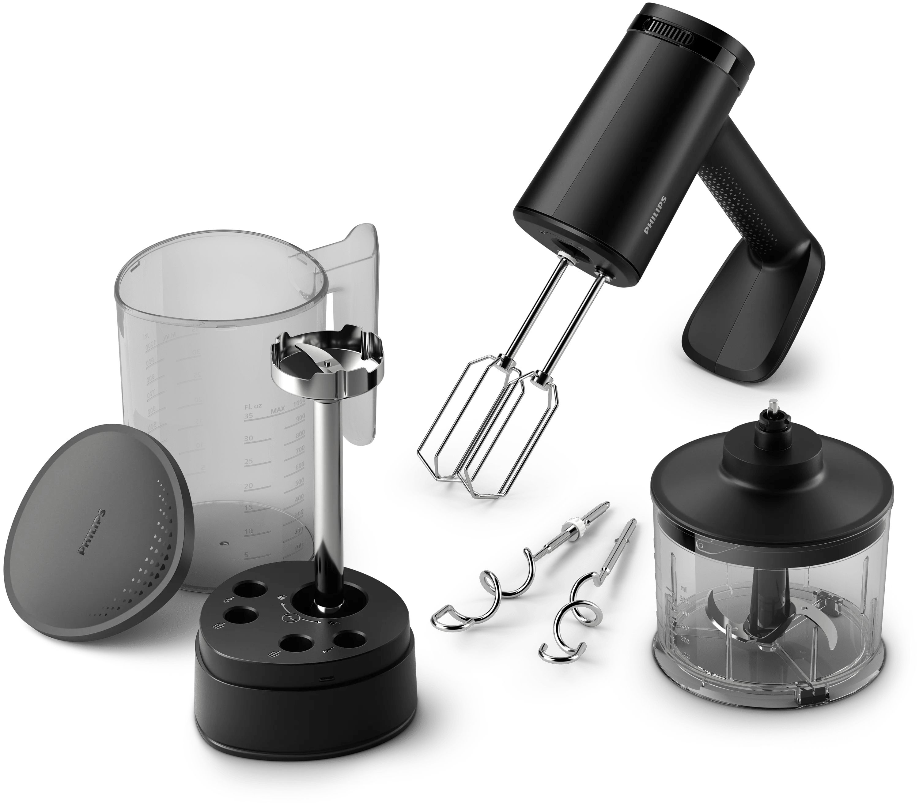 Philips 5000 Series HR3781/20 Hand Mixer - 500W - Black